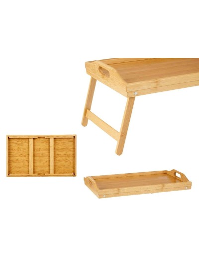 Plateau Marron Bambou 50 x 30 x 21 cm (6 Unités)