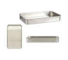 Roasting Tin 32 x 7 x 51,5 cm Silver Aluminium