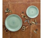 Tableware Quid Vita Aqua Blue Ceramic 18 Pieces