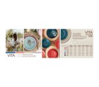 Tableware Quid Vita Aqua Blue Ceramic 18 Pieces