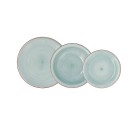 Vajilla Quid Vita Aqua Azul Cerámica 18 Piezas