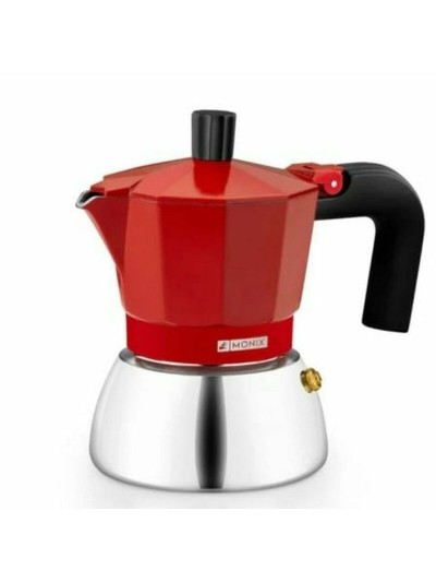 Italian Coffee Pot Monix Red