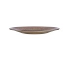 Plato Llano Dorado Vidrio 21 x 2 x 21 cm