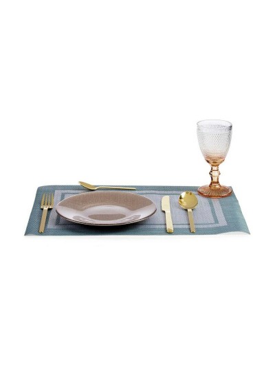 Plato Llano Dorado Vidrio 21 x 2 x 21 cm