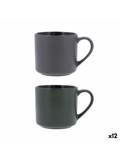 Tasse Bidasoa Dark Moon XL Céramique 540 ml (12 Unités)