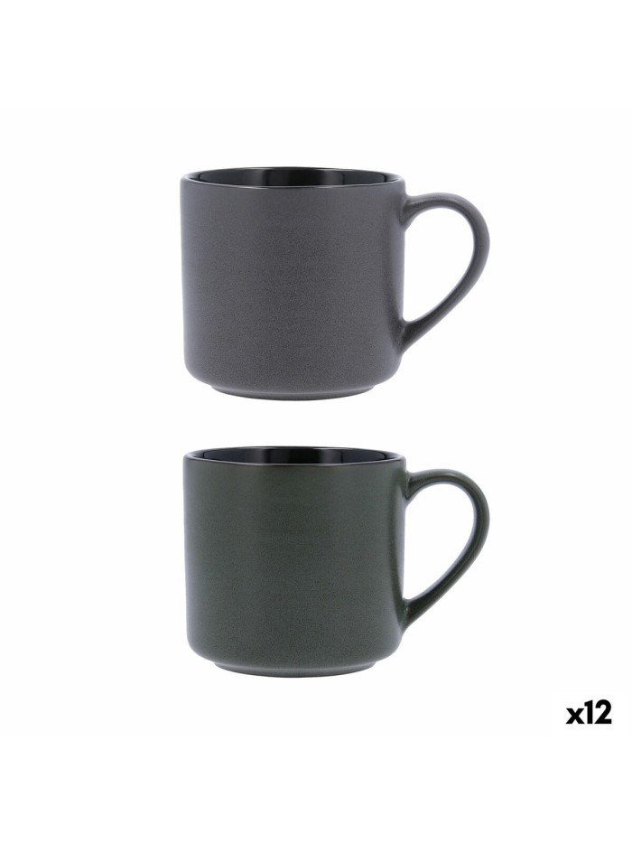 Taza Bidasoa Dark Moon XL Cerámica 540 ml (12 Unidades)