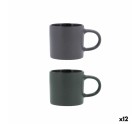Tasse Bidasoa Dark Moon Céramique 250 ml (12 Unités)