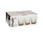 Vaso Exotic Cristal Marrón 6 Unidades (330 ml)