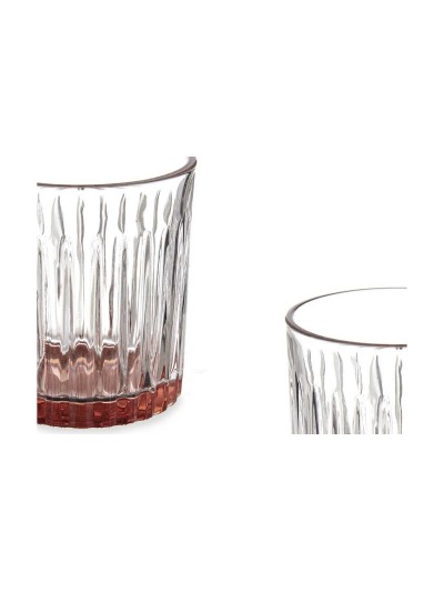 Vaso Exotic Cristal Marrón 6 Unidades (330 ml)
