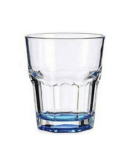 Vaso Rojo Morado Azul Rosa Verde Amarillo Vidrio (285 ml) (6 Unidades)