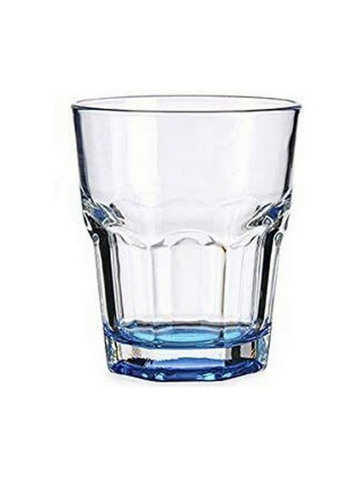 Glass Red Purple Blue Pink Green Yellow Glass (285 ml) (6 Units)