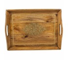 Tray Alexandra House Living Brown Mango wood 31 x 16 x 49 cm