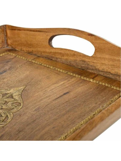 Tray Alexandra House Living Brown Mango wood 31 x 16 x 49 cm