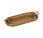 Bandeja de Aperitivos Dorado Hierro 55 x 22 x 8,5 cm (2 Unidades)