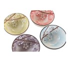 Set de sushi DKD Home Decor 34 x 34 x 6,5 cm Arbre Multicouleur Grès Oriental (12 Unités)
