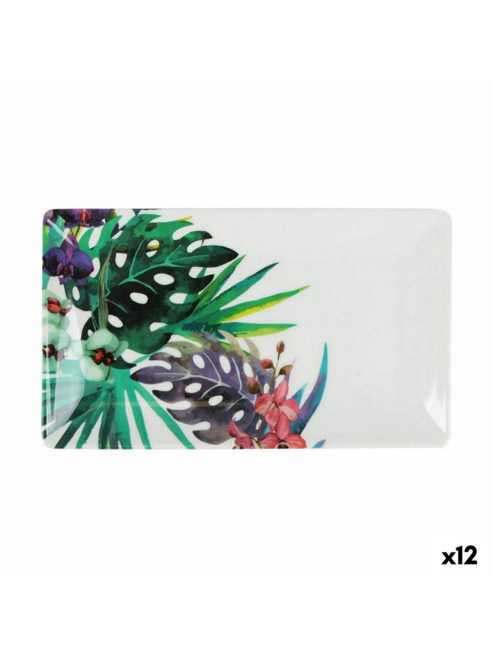 Snack tray La Mediterránea 25 x 15 x 2 cm (12 Units)