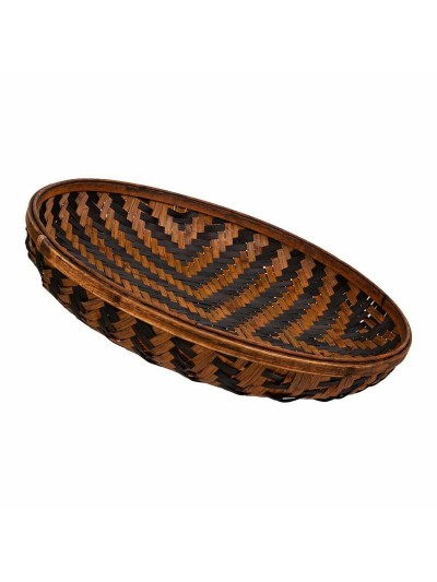Tray Alexandra House Living Brown Bamboo 45 x 8 x 45 cm