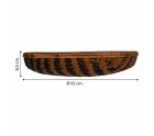 Tray Alexandra House Living Brown Bamboo 45 x 8 x 45 cm