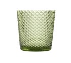 Set de Vasos DKD Home Decor Verde Cristal Con relieve 240 ml (6 Unidades)