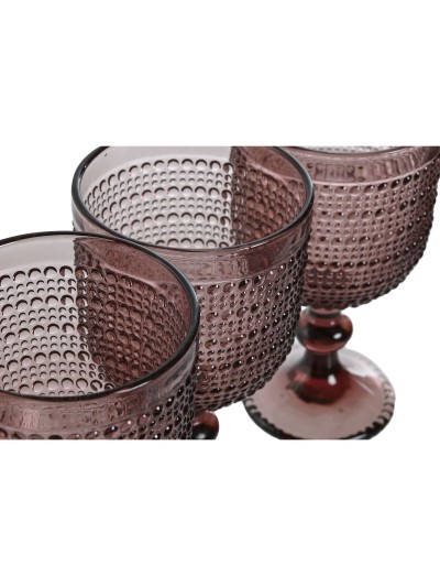 Set de Verres Home ESPRIT Rose Verre 325 ml (6 Unités)