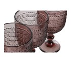 Set de Copas Home ESPRIT Rosa Cristal 325 ml (6 Unidades)