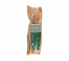 Set of glasses Algon Disposable Cardboard Green 7 Pieces 450 ml (16 Units)
