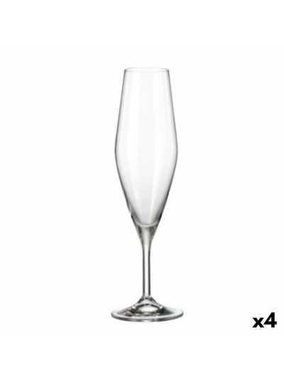 Set de Verres Bohemia Crystal Galaxia champagne 210 ml 6 Unités 4 Unités