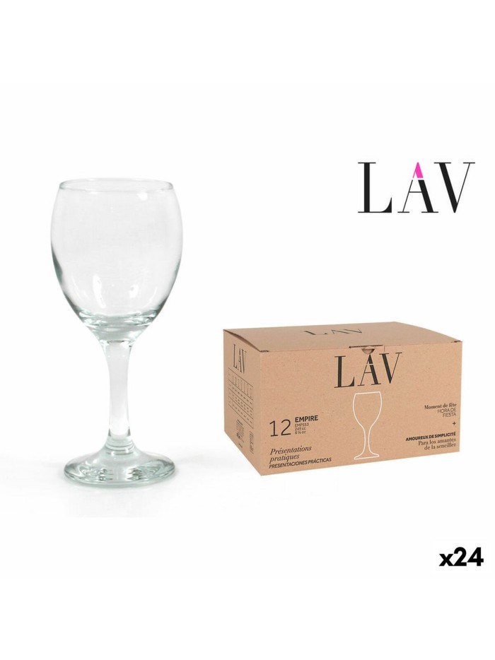 verre de vin LAV Empire 245 ml (24 Unités) (245 cc)