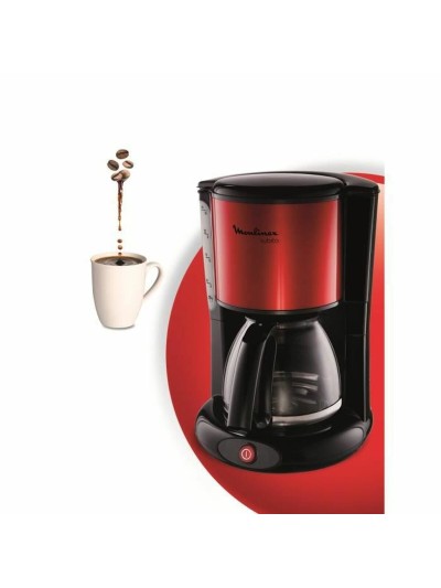 Cafetera Eléctrica Moulinex FG360D11 Rojo Negro/Rojo Rojo/Negro 1000 W 1,25 L