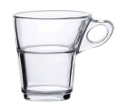 Juego de 6 Tazas de Café Duralex Caprice Transparente Cristal 90 ml 900 ml 6 Piezas (6 Unidades)