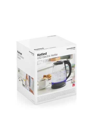 Electric Kettle with LED Light Ketled InnovaGoods 2200 W