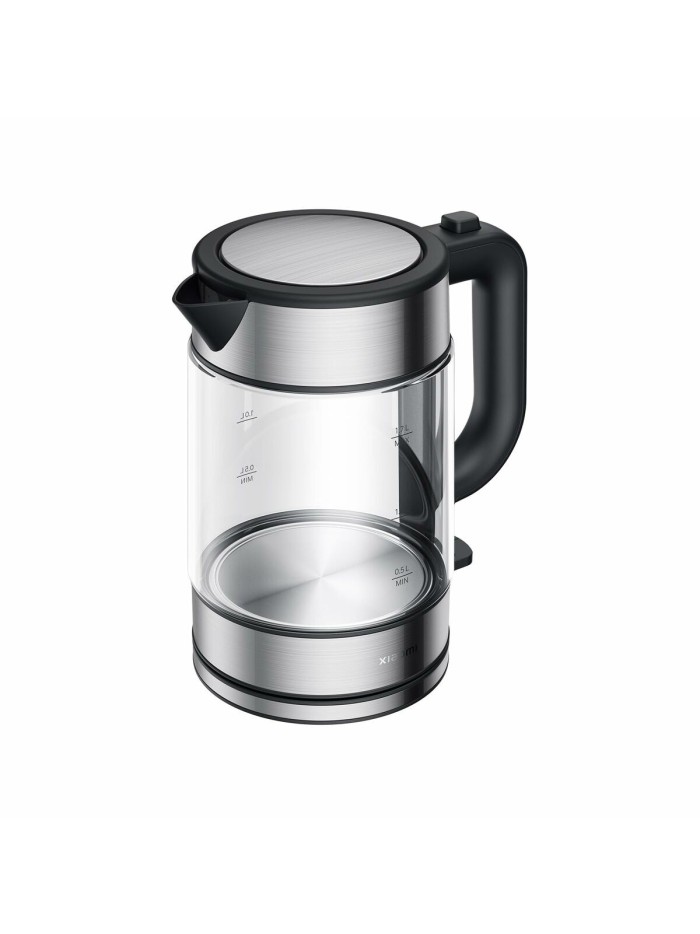 Hervidor Xiaomi BHR7423EU Negro Transparente Plateado Acero Inoxidable Vidrio de Borosilicato 1850-2200 W 1,7 L