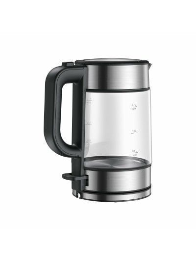 Hervidor Xiaomi BHR7423EU Negro Transparente Plateado Acero Inoxidable Vidrio de Borosilicato 1850-2200 W 1,7 L