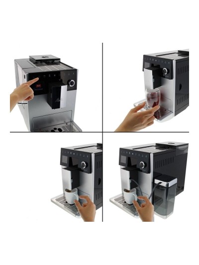 Cafetera Superautomática Melitta F 630-101 1400W Plateado 1400 W 15 bar 1,8 L