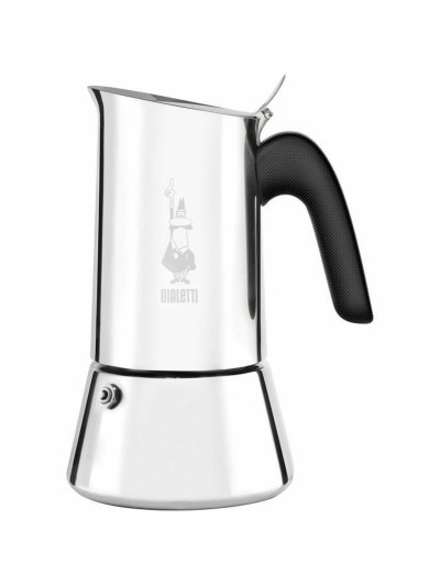 Italian Coffee Pot Bialetti Venus Silver Stainless steel 4 Cups 0,2 L