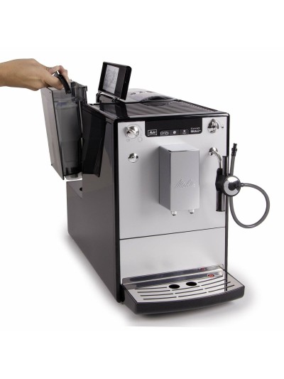 Melitta E957-203: Cafetera Superautomática Plateada