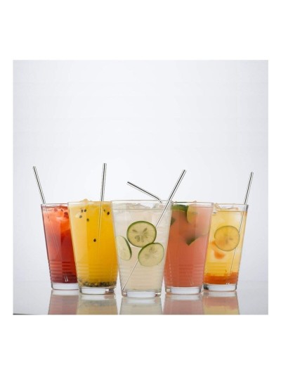 Reusable Drinking Straw DKD Home Decor Golden Stainless steel